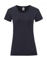 Dames T-shirt Iconic Fruit of the Loom 61-432-0 Deep Navy
